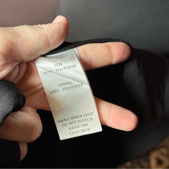 Mod Ref Black Drape Front Open Blazer Lightweight Jacket - Picture 4 of 4